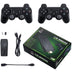 Game Stick 4k hd console de videogame retro 64g + 10000 jogos para ps1/fc/gba controle sem fio