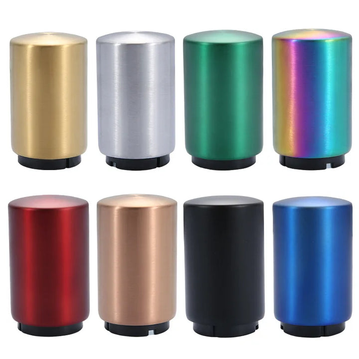 Abridor automático de garrafas de cerveja, ímã de aço inoxidável, abridor de potes de refrigerante, acessórios de cozinha