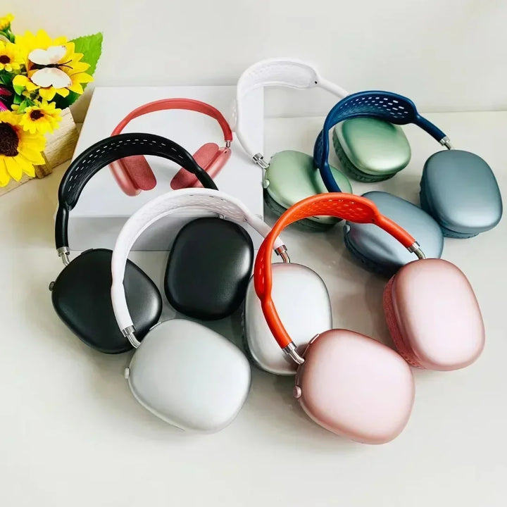 Fone de Ouvido AirPods Max Premium Super Bass Bluetooth Com Microfone Over-ear para Android IOS