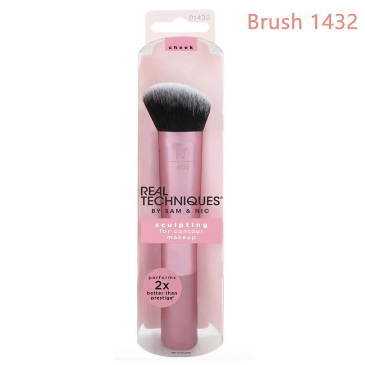 Real Techniques Pincéis de Maquiagem Set Para Base Cosmética Pó Blush Sombra Kabuki Mistura Make Up Brush Ferramenta de Beleza 1895
