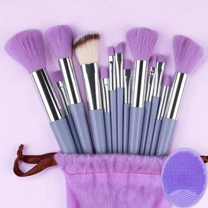 Conjunto de pincéis de maquiagem macios e fofos, profissionais, cosméticos, base, pó, sombra, kabuki, pincel de maquiagem, ferramenta de beleza, maquiagem