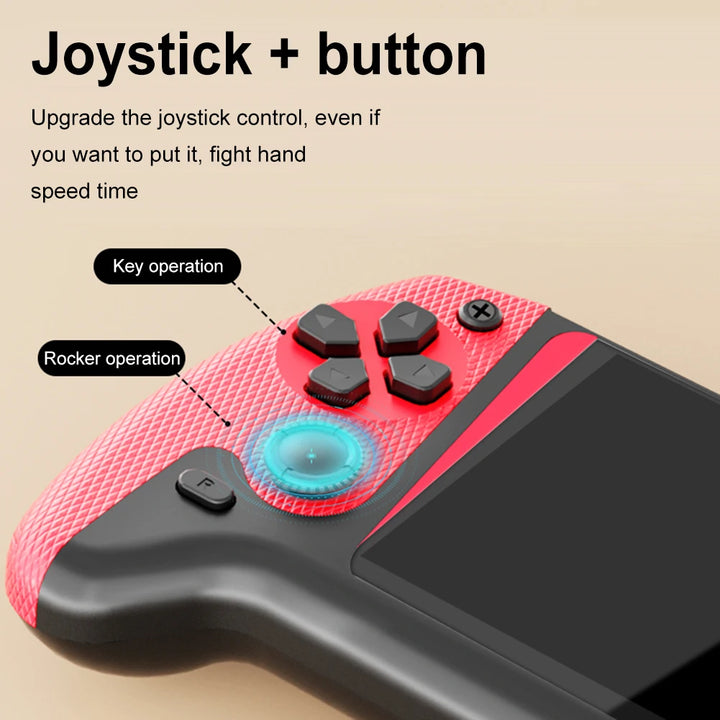 500 jogos portátil single player game console tv connect video game player 3.5 pol tela lcd game console presente para crianças adultos