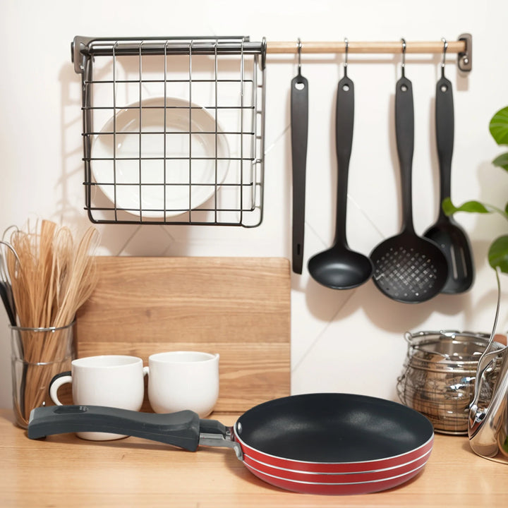 12/14 / 16 cm Mini Frigideira Antiaderente Frigideira de Aço Panela Panela Para Panelas Ferramentas de Cozinha Doméstica Utensílios de Cozinha Cor Aleatória