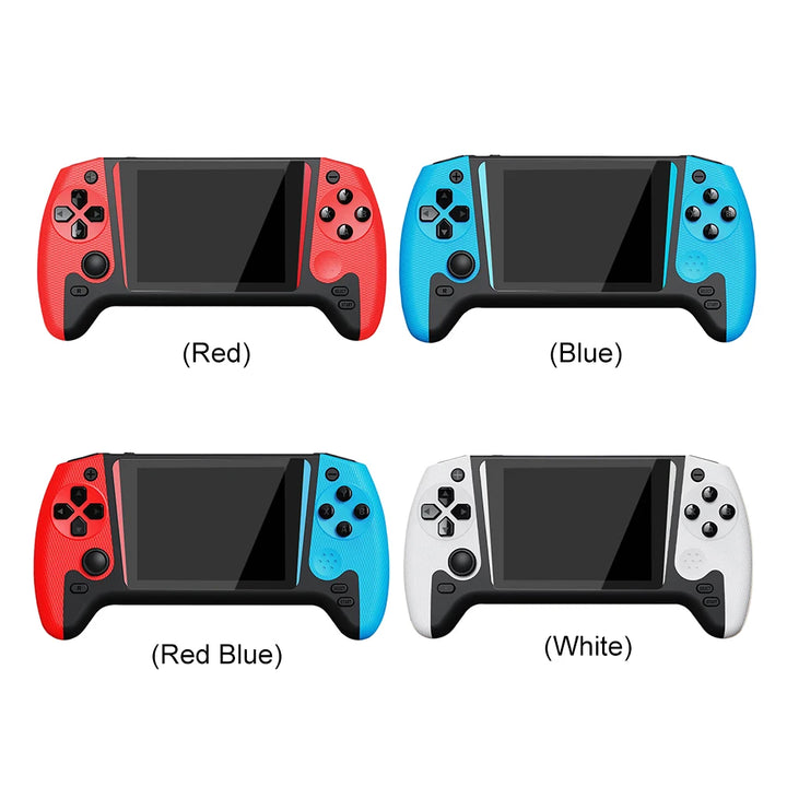 500 jogos portátil single player game console tv connect video game player 3.5 pol tela lcd game console presente para crianças adultos