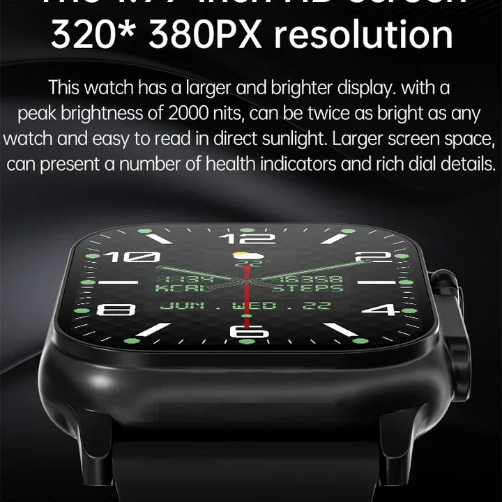 2024 T900 Ultra 2 Relógio Inteligente Masculino 49mm Série 8 2.3 "Tela AMOLED NFC Bússola À Prova D'Água Para Apple Watch IWO Ultra 8 Smartwatch