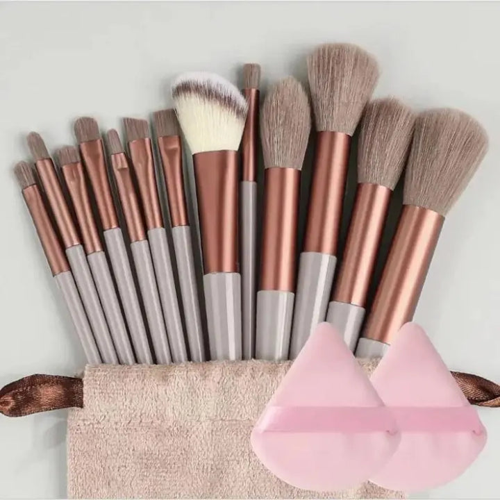 Conjunto de pincéis de maquiagem macios e fofos, profissionais, cosméticos, base, pó, sombra, kabuki, pincel de maquiagem, ferramenta de beleza, maquiagem