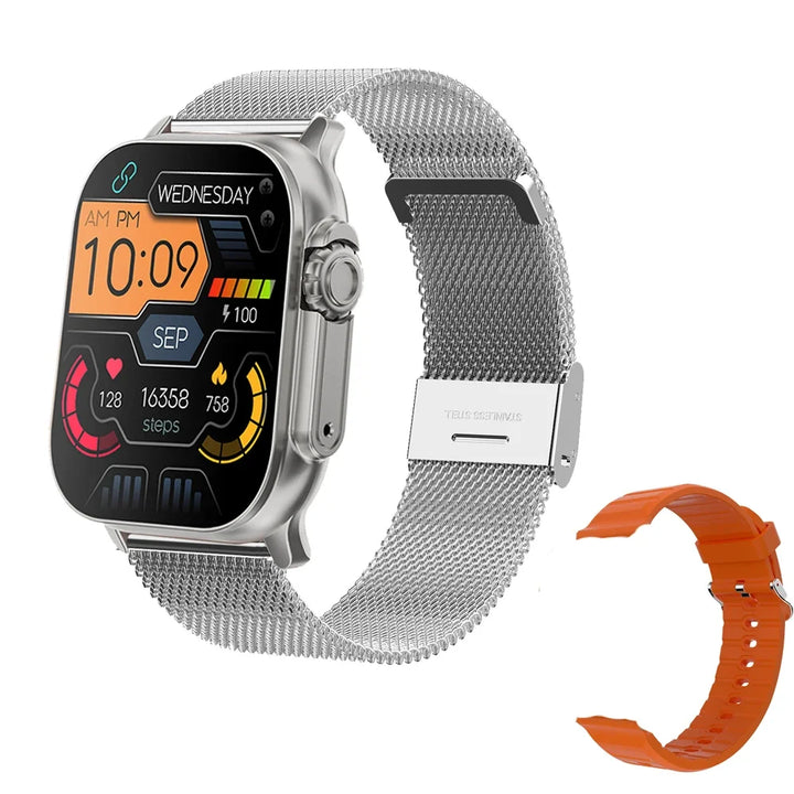 2024 T900 Ultra 2 Relógio Inteligente Masculino 49mm Série 8 2.3 "Tela AMOLED NFC Bússola À Prova D'Água Para Apple Watch IWO Ultra 8 Smartwatch
