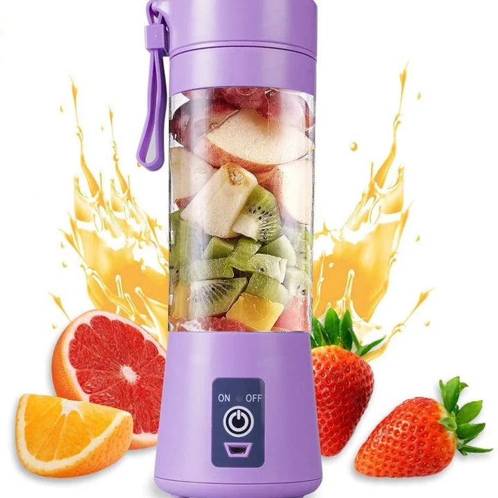 Mini Liquidificador Elétrico de Suco Shake Portátil Mini Copo de Suco Whirlwind Carregamento Mini Edição Máquina de Suco de Frutas 6 Lâminas
