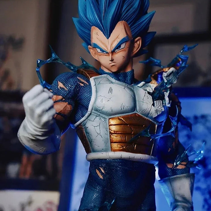 26,5 cm Anime Dragon Ball Vegeta Figura Vegeta Estatueta Pvc Figuras de Ação Gk Estátua Coleção Modelo Brinquedos Presentes