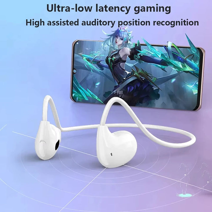 Xiaomi Wireless Bluetooth 5.3 Fones de ouvido Fone de ouvido à prova d'água de condução de ar Fones de ouvido esportivos estéreo com microfone