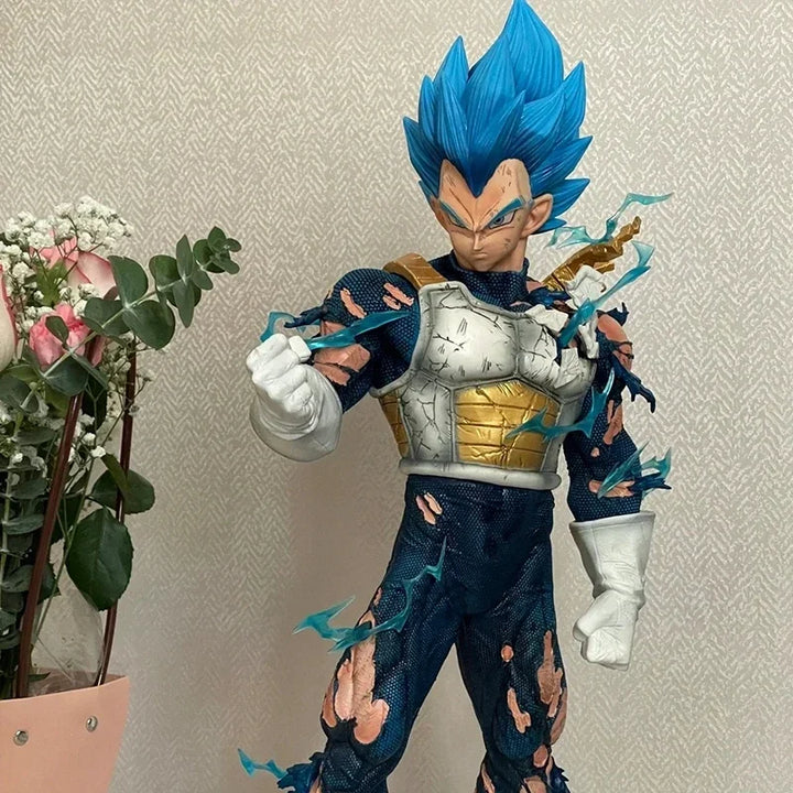 26,5 cm Anime Dragon Ball Vegeta Figura Vegeta Estatueta Pvc Figuras de Ação Gk Estátua Coleção Modelo Brinquedos Presentes