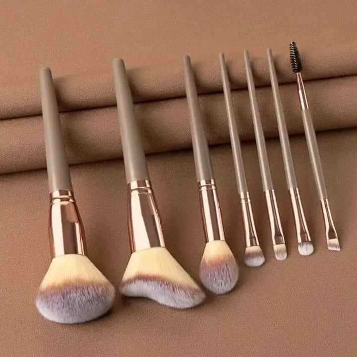 Conjunto de pincéis de maquiagem macios e fofos, profissionais, cosméticos, base, pó, sombra, kabuki, pincel de maquiagem, ferramenta de beleza, maquiagem