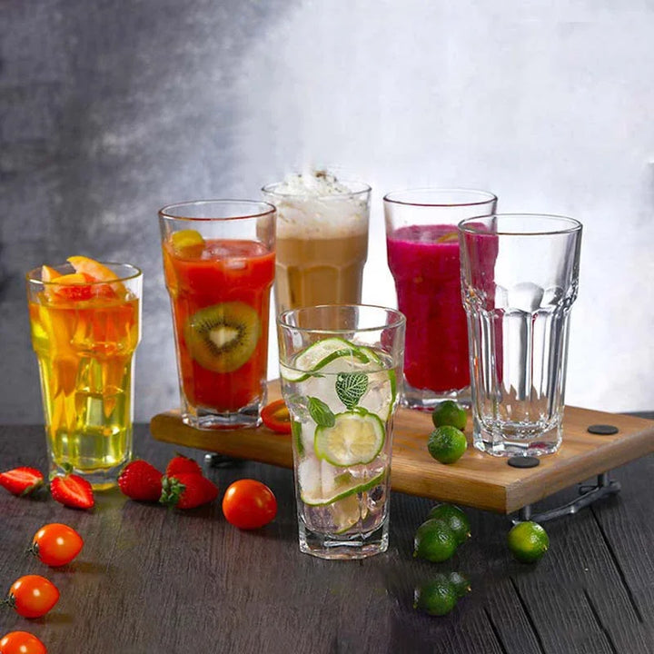 1 Pc Acrílico Plástico Suco de Cerveja Copo de Água Copos Transparentes Bar Coquetel Bebida Copo Reutilizável Drinkware