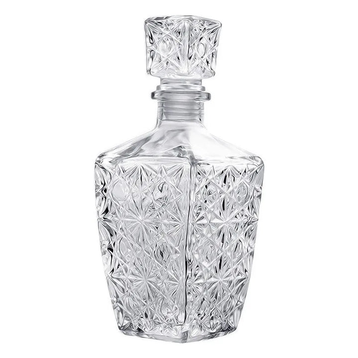 Garrafa de Vidro de Vinho 250-1000ml Decantadores de Uísque de Vidro Sem Chumbo para Licor Scotch Bourbon