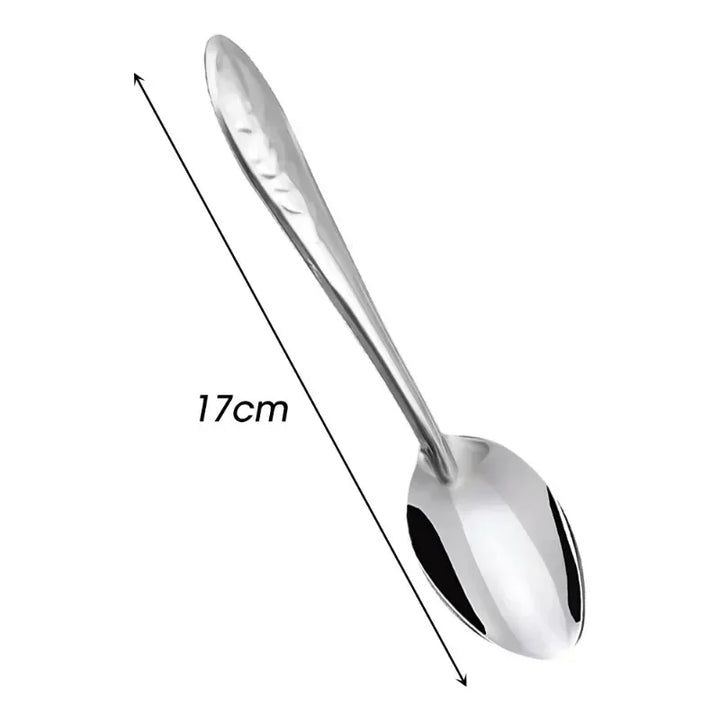 Colheres de aço inoxidável de 17 cm para sorvete Sobremesa Melancia Colheres de chá Cozinha Alça longa Colher de sopa Colheres Talheres Utensílios