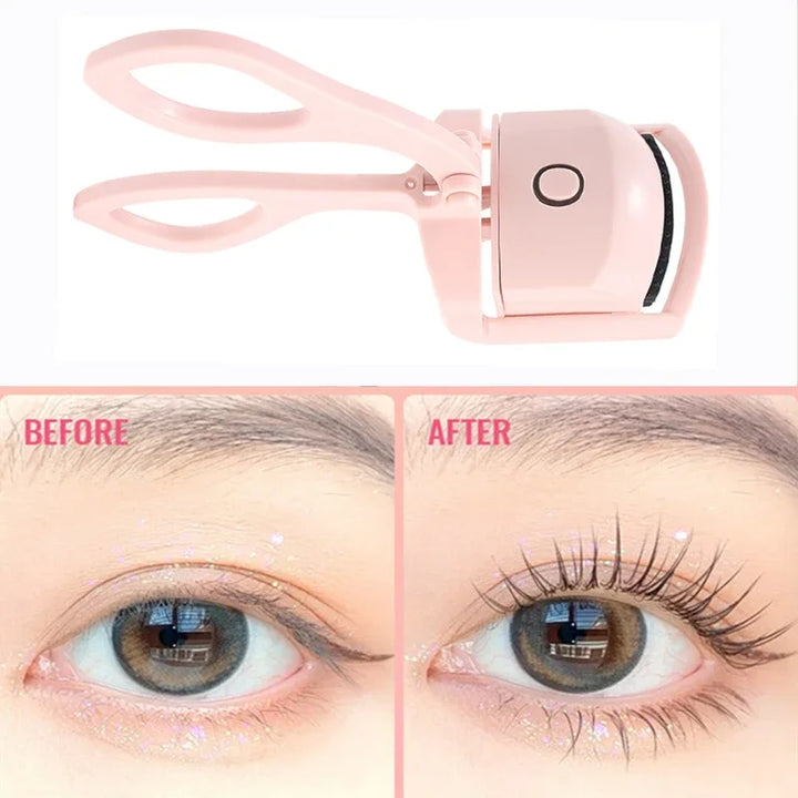 Curvador de seleção elétrica elétrica, controle de temperatura, carregamento, curvatura e modelos ajustados, não machuca, escolhidos longos, ferramentas de maquiagem