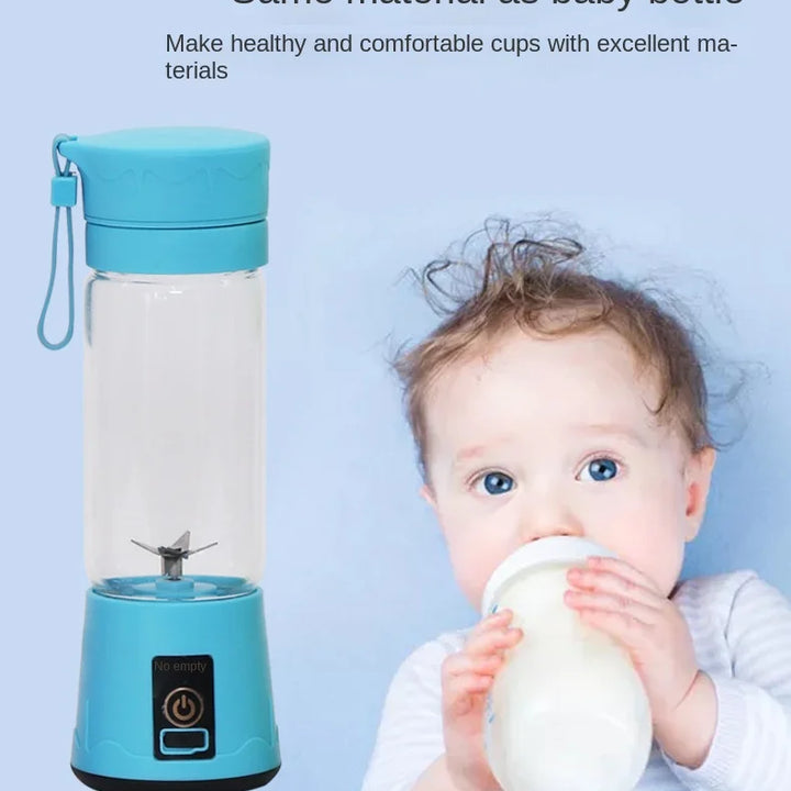 Mini Liquidificador Elétrico de Suco Shake Portátil Mini Copo de Suco Whirlwind Carregamento Mini Edição Máquina de Suco de Frutas 6 Lâminas