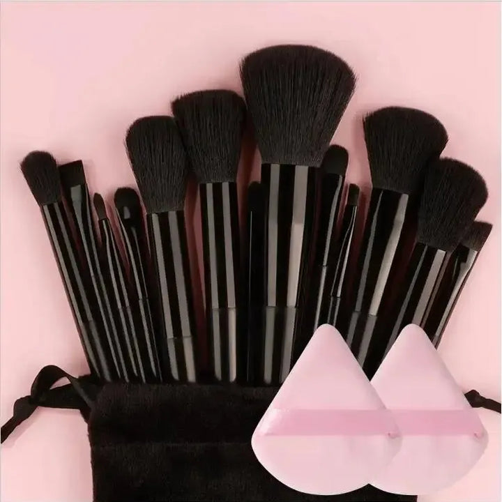 Conjunto de pincéis de maquiagem macios e fofos, profissionais, cosméticos, base, pó, sombra, kabuki, pincel de maquiagem, ferramenta de beleza, maquiagem