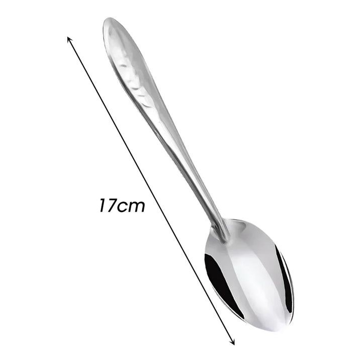 Colheres de aço inoxidável de 17 cm para sorvete Sobremesa Melancia Colheres de chá Cozinha Alça longa Colher de sopa Colheres Talheres Utensílios