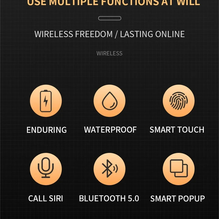 air pro 6 fone de ouvido  Bluetooth sem fio com microfone xiaomi iphone