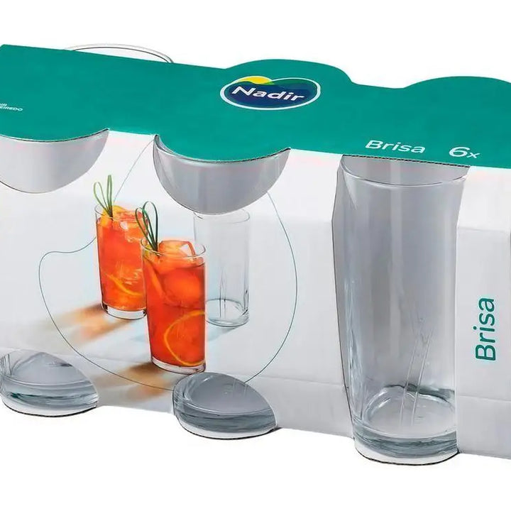 300ml 6 peças Nadir copos de vidro conjunto