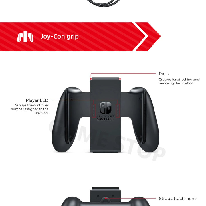 Nintendo Switch OLED Modelo Branco Conjunto 7 Polegadas Tela Joy-Con Alça Áudio Aprimorado Ajustável Console Modo TV Estável Videogame