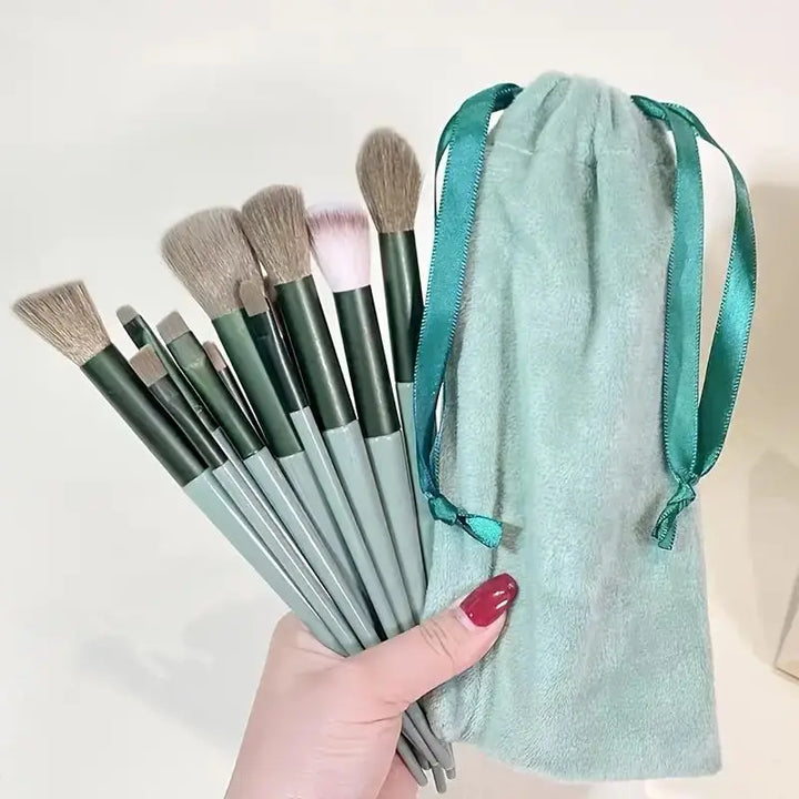 Conjunto de pincéis de maquiagem macios e fofos, profissionais, cosméticos, base, pó, sombra, kabuki, pincel de maquiagem, ferramenta de beleza, maquiagem