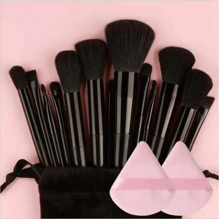 Conjunto de pincéis de maquiagem macios e fofos, profissionais, cosméticos, base, pó, sombra, kabuki, pincel de maquiagem, ferramenta de beleza, maquiagem