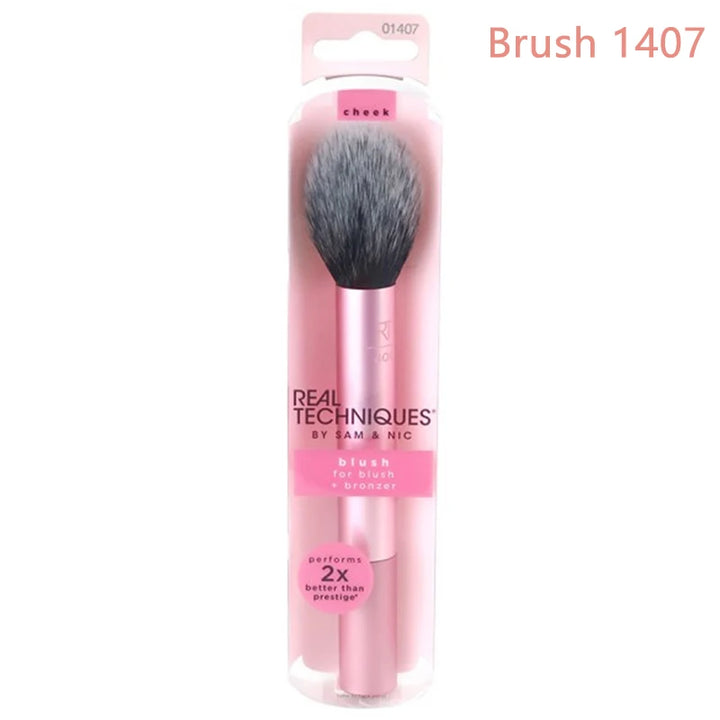 Real Techniques Pincéis de Maquiagem Set Para Base Cosmética Pó Blush Sombra Kabuki Mistura Make Up Brush Ferramenta de Beleza 1895