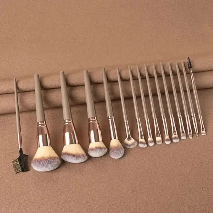 Conjunto de pincéis de maquiagem macios e fofos, profissionais, cosméticos, base, pó, sombra, kabuki, pincel de maquiagem, ferramenta de beleza, maquiagem