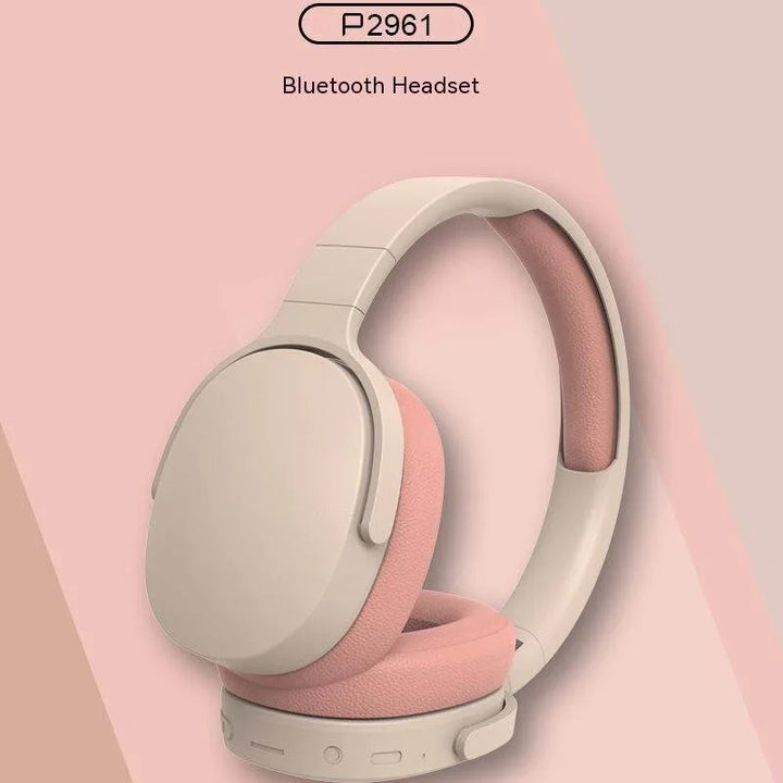 #P2961 Fones de ouvido sem fio Bluetooth 5.3 sobre a orelha Fone de ouvido estéreo de alta fidelidade True Sports com fones de ouvido TF / AUX Music Player com microfone HD