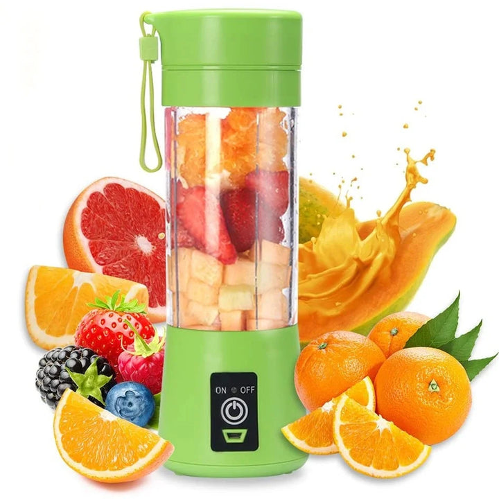 Mini Liquidificador Elétrico de Suco Shake Portátil Mini Copo de Suco Whirlwind Carregamento Mini Edição Máquina de Suco de Frutas 6 Lâminas