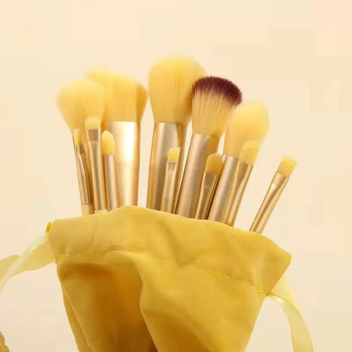 Conjunto de pincéis de maquiagem com 13 peças, pincel para corretivo, blush, pó, sombra, iluminador, base, ferramentas de beleza cosméticas