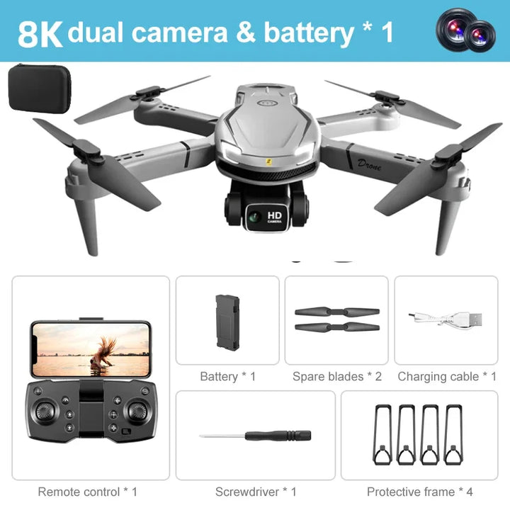 XIAOMI MIJIA Drone V88 8K 5G Professional HD Câmera Dupla Fotografia Aérea 15000M Controle Remoto Aeronave Dobrável Quadricóptero