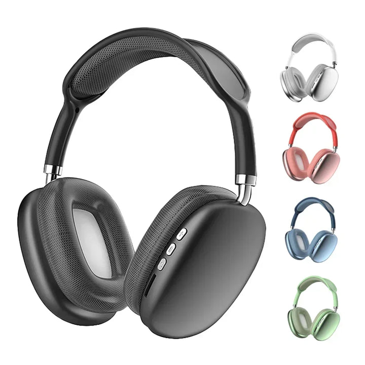 Fone de Ouvido AirPods Max Premium Super Bass Bluetooth Com Microfone Over-ear para Android IOS