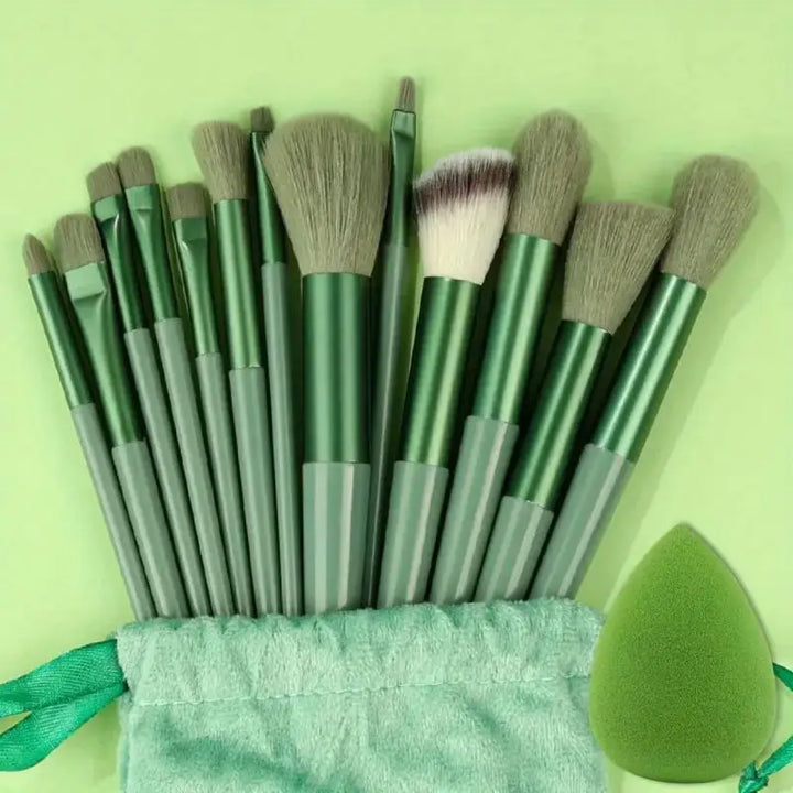 Conjunto de pincéis de maquiagem macios e fofos, profissionais, cosméticos, base, pó, sombra, kabuki, pincel de maquiagem, ferramenta de beleza, maquiagem
