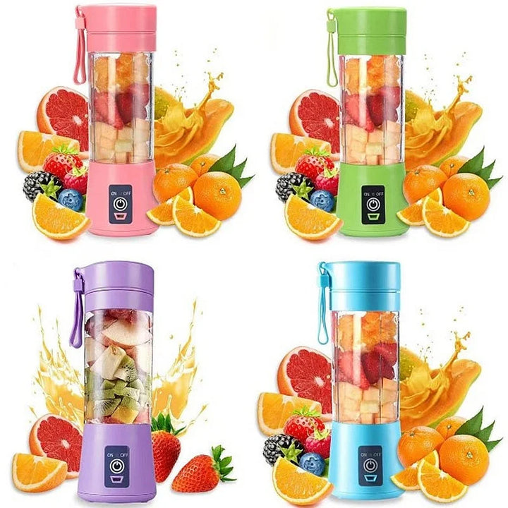 Mini Liquidificador Elétrico de Suco Shake Portátil Mini Copo de Suco Whirlwind Carregamento Mini Edição Máquina de Suco de Frutas 6 Lâminas