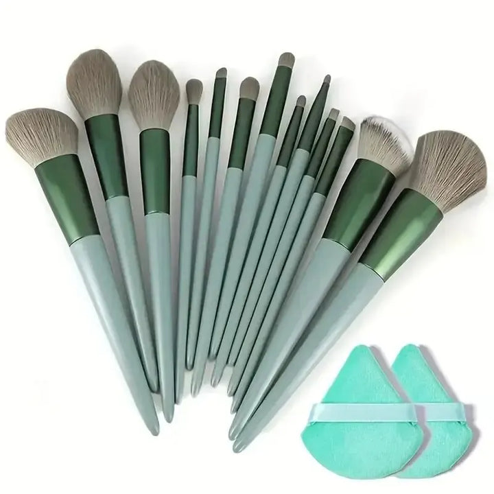 Conjunto de pincéis de maquiagem macios e fofos, profissionais, cosméticos, base, pó, sombra, kabuki, pincel de maquiagem, ferramenta de beleza, maquiagem