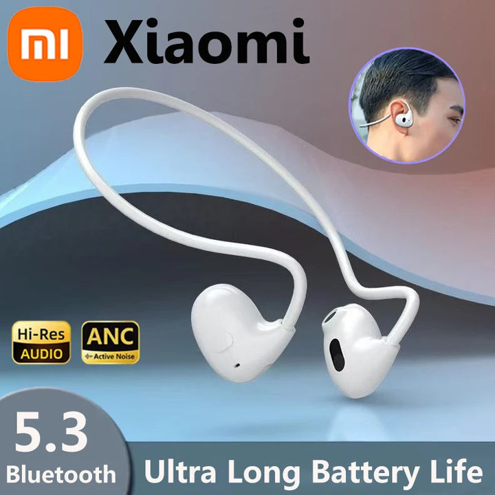 Xiaomi Wireless Bluetooth 5.3 Fones de ouvido Fone de ouvido à prova d'água de condução de ar Fones de ouvido esportivos estéreo com microfone