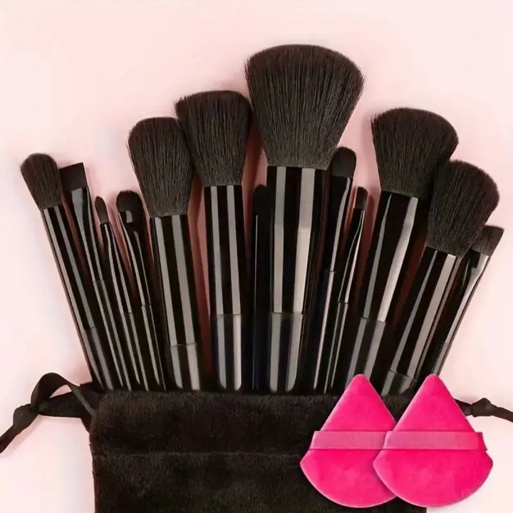 Conjunto de pincéis de maquiagem macios e fofos, profissionais, cosméticos, base, pó, sombra, kabuki, pincel de maquiagem, ferramenta de beleza, maquiagem