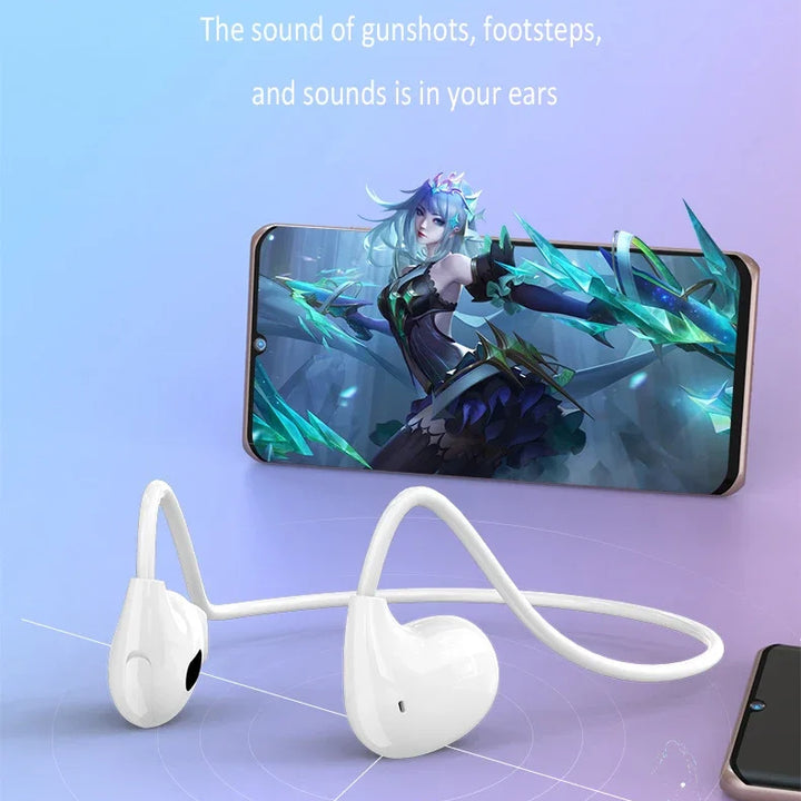 Xiaomi Wireless Bluetooth 5.3 Fones de ouvido Fone de ouvido à prova d'água de condução de ar Fones de ouvido esportivos estéreo com microfone
