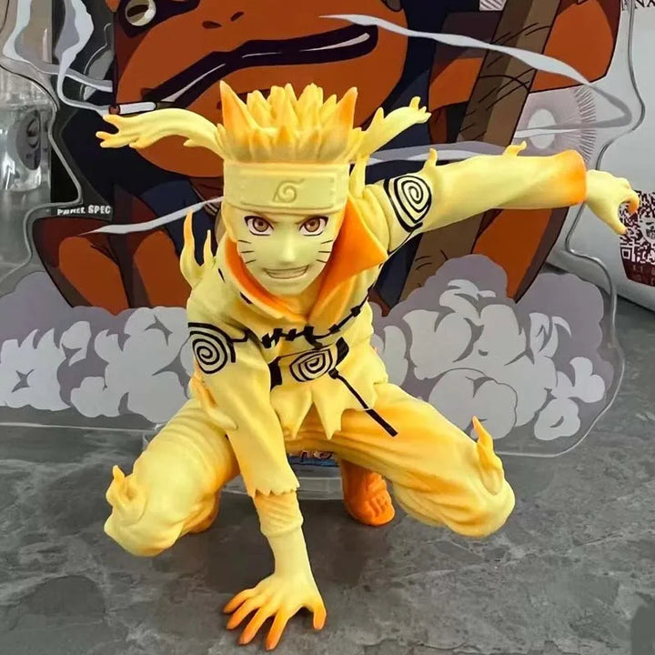 Anime NARUTO Shippuden Figuras GK Uzumaki Naruto Figuras de Ação 10cm PVC Modelo Coleção Periféricos Brinquedos Decoração de Mesa Presente
