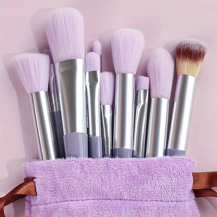Conjunto de pincéis de maquiagem macios e fofos, profissionais, cosméticos, base, pó, sombra, kabuki, pincel de maquiagem, ferramenta de beleza, maquiagem