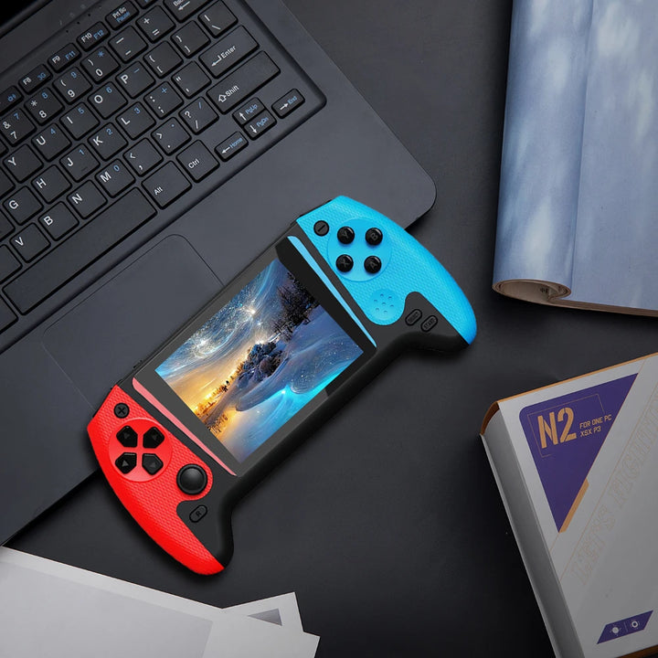 500 jogos portátil single player game console tv connect video game player 3.5 pol tela lcd game console presente para crianças adultos