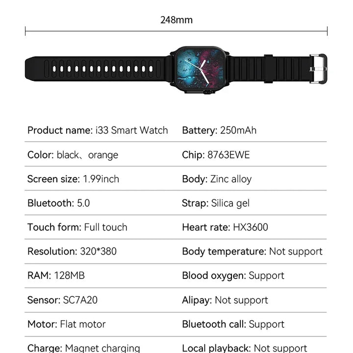 2024 T900 Ultra 2 Relógio Inteligente Masculino 49mm Série 8 2.3 "Tela AMOLED NFC Bússola À Prova D'Água Para Apple Watch IWO Ultra 8 Smartwatch