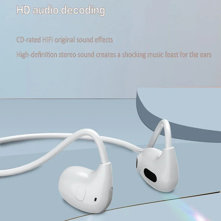 Xiaomi Wireless Bluetooth 5.3 Fones de ouvido Fone de ouvido à prova d'água de condução de ar Fones de ouvido esportivos estéreo com microfone