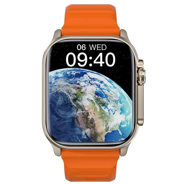 2024 T900 Ultra 2 Relógio Inteligente Masculino 49mm Série 8 2.3 "Tela AMOLED NFC Bússola À Prova D'Água Para Apple Watch IWO Ultra 8 Smartwatch