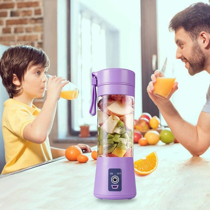 Mini Liquidificador Elétrico de Suco Shake Portátil Mini Copo de Suco Whirlwind Carregamento Mini Edição Máquina de Suco de Frutas 6 Lâminas