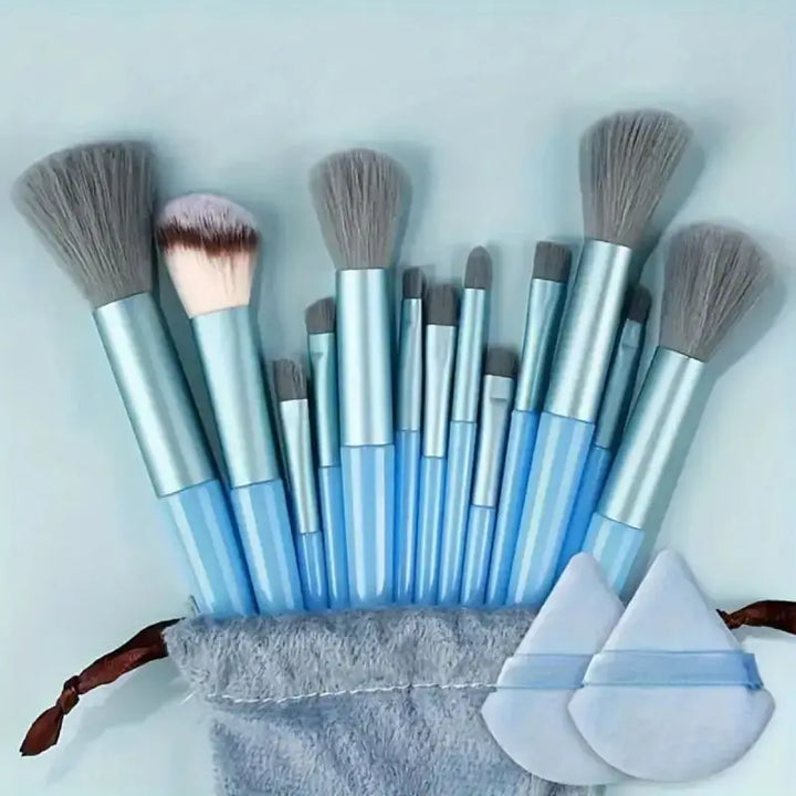 Conjunto de pincéis de maquiagem macios e fofos, profissionais, cosméticos, base, pó, sombra, kabuki, pincel de maquiagem, ferramenta de beleza, maquiagem
