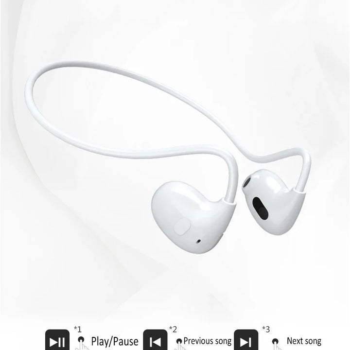 Xiaomi Wireless Bluetooth 5.3 Fones de ouvido Fone de ouvido à prova d'água de condução de ar Fones de ouvido esportivos estéreo com microfone